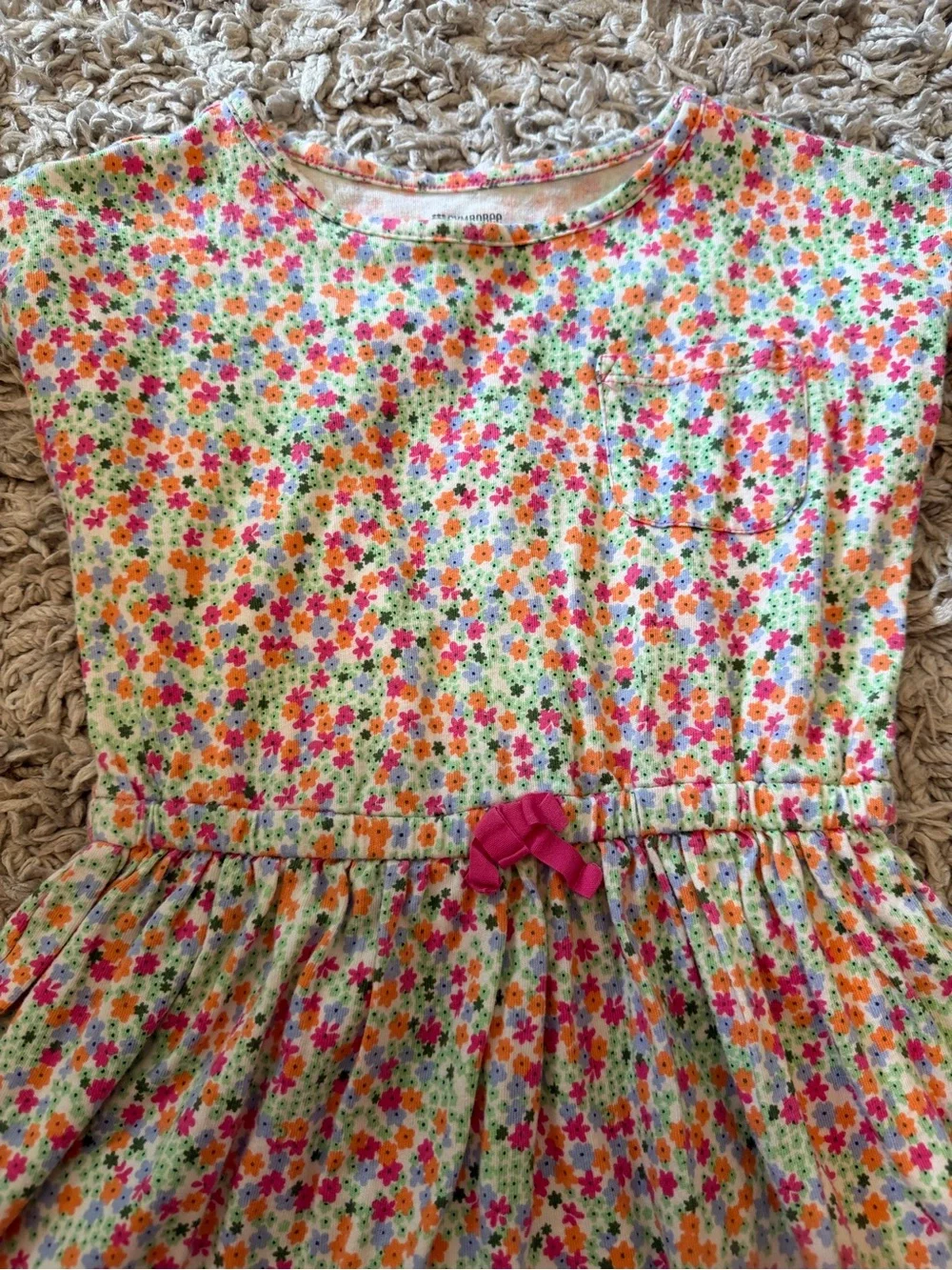 2019 Gymboree Outlet Floral Dress, Size S (5-6)